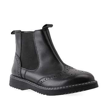 NEW 'Revolution' black leather in Girls Senior Collection