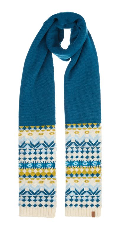 Brakeburn Fairisle Knitted Scarf (cut out) - £34.99
