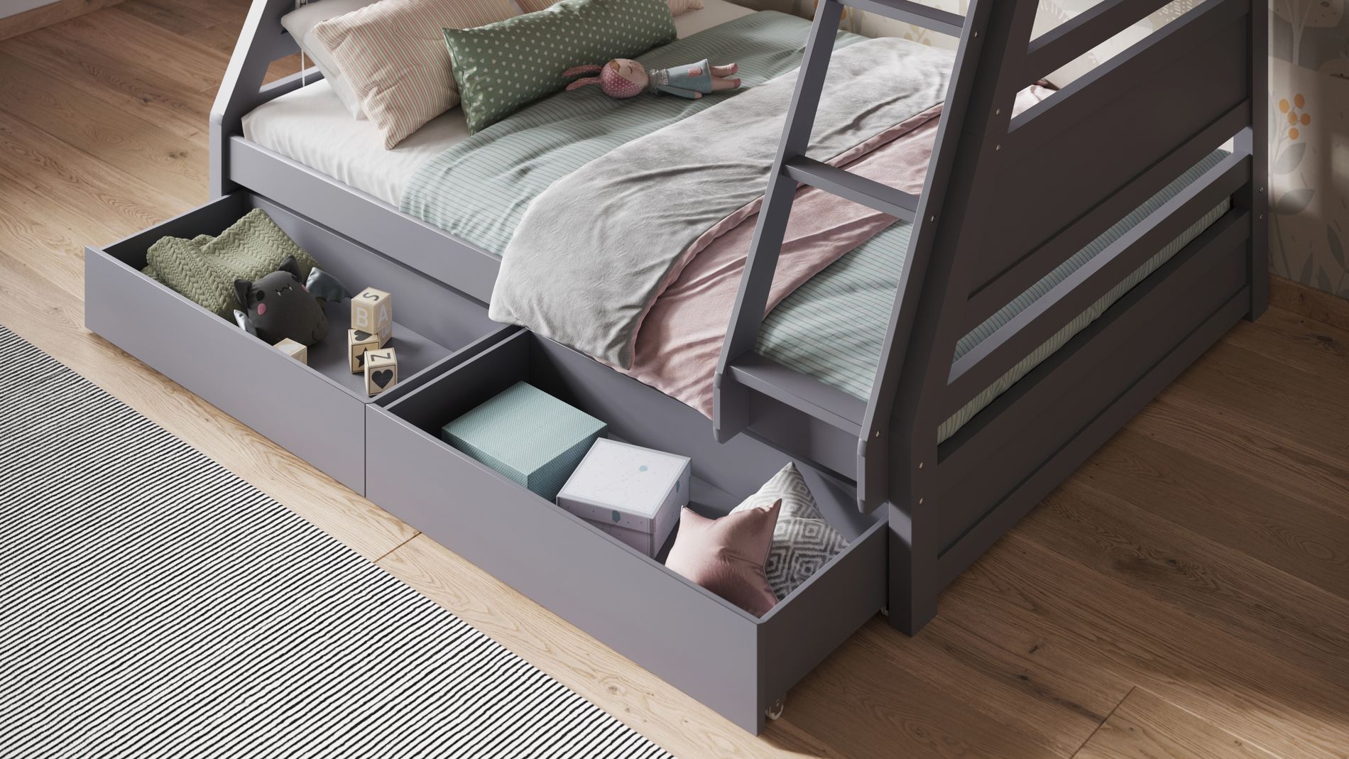 Flair Ollie Triple Bunk Bed