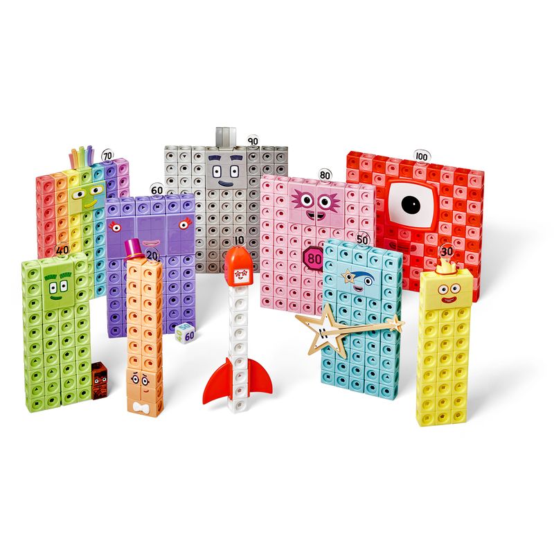 Numberblocks® MathLink® Cubes Activity Set Heroes with Zeroes