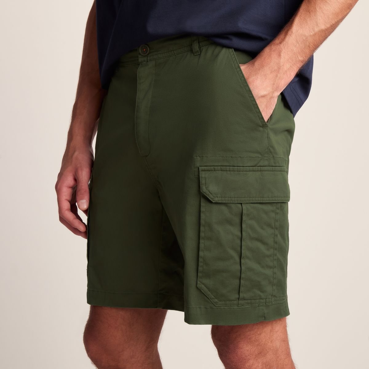 Pace Men's Supersoft Cargo Shorts - Forage Green