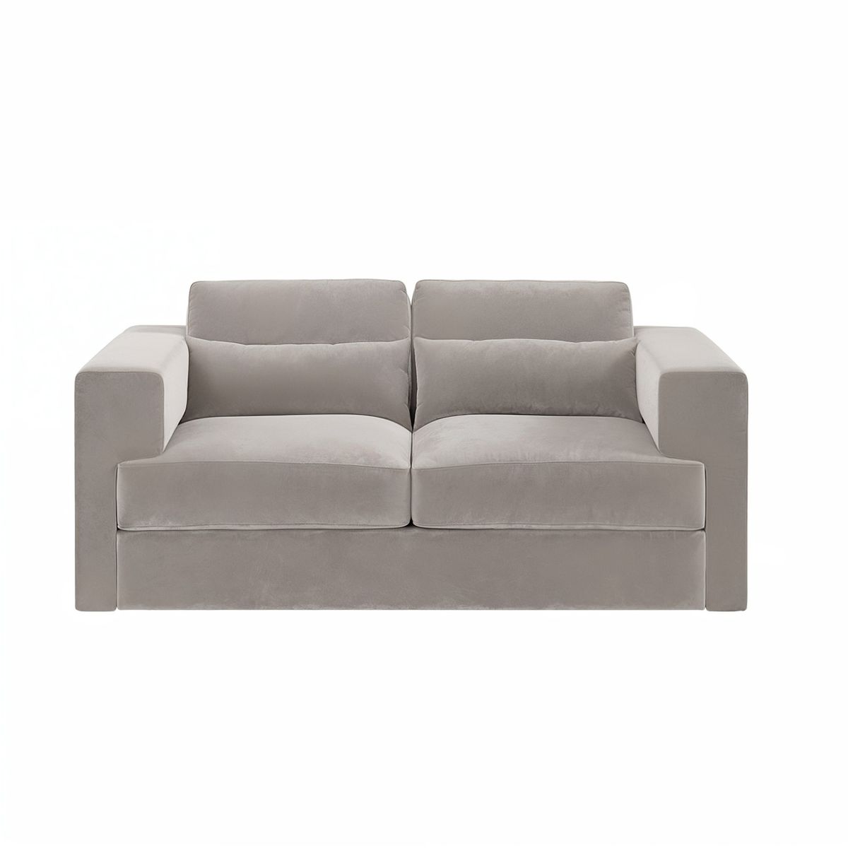 Solace+Co Rose 2 Seater Sofa in Beige Velvet