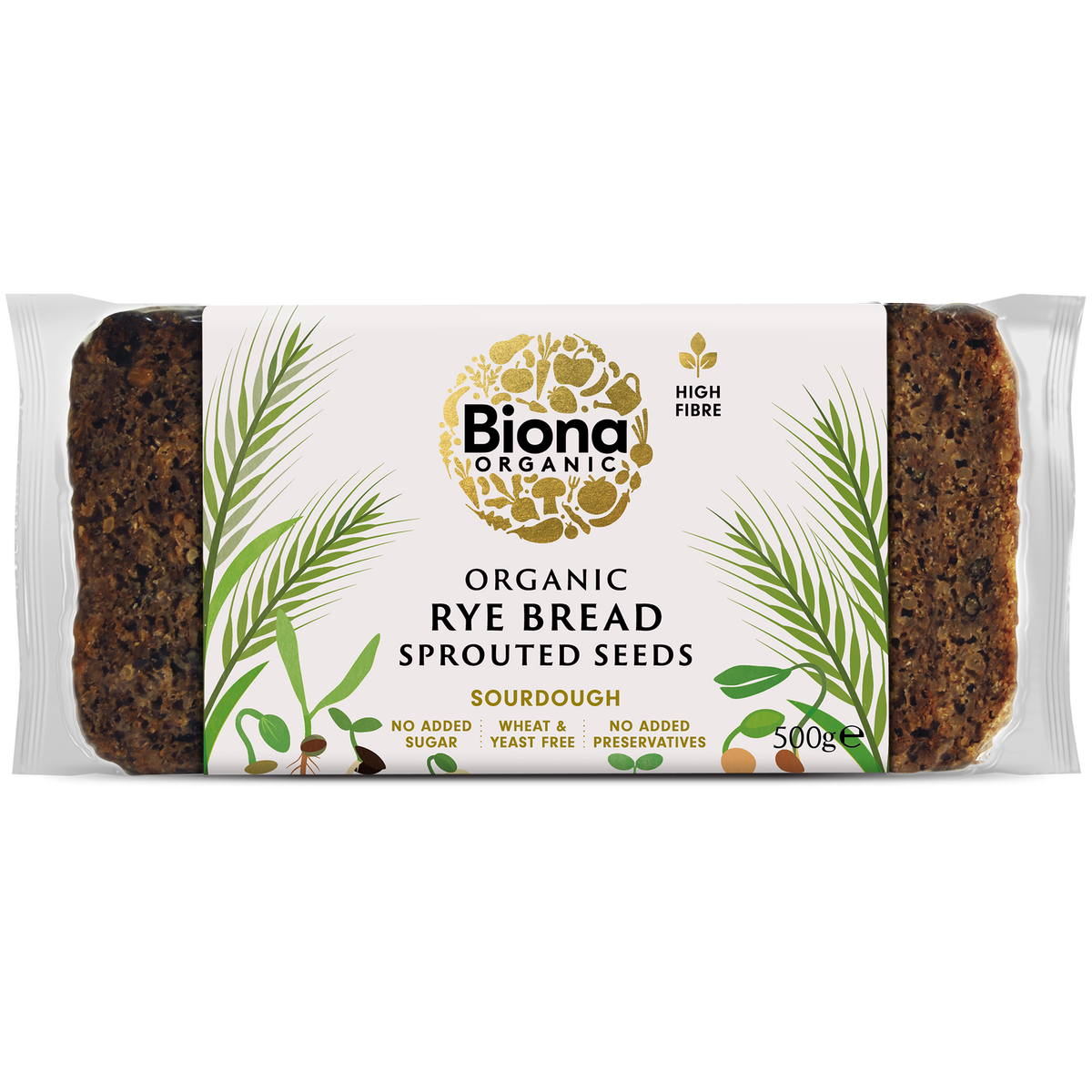Organic Rye Bread - Sprouted seeds