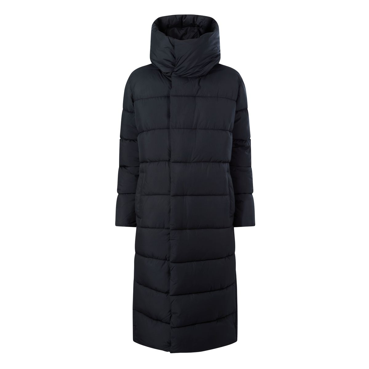 Bartlett Womens Longline Insulated Padded Coat - Black