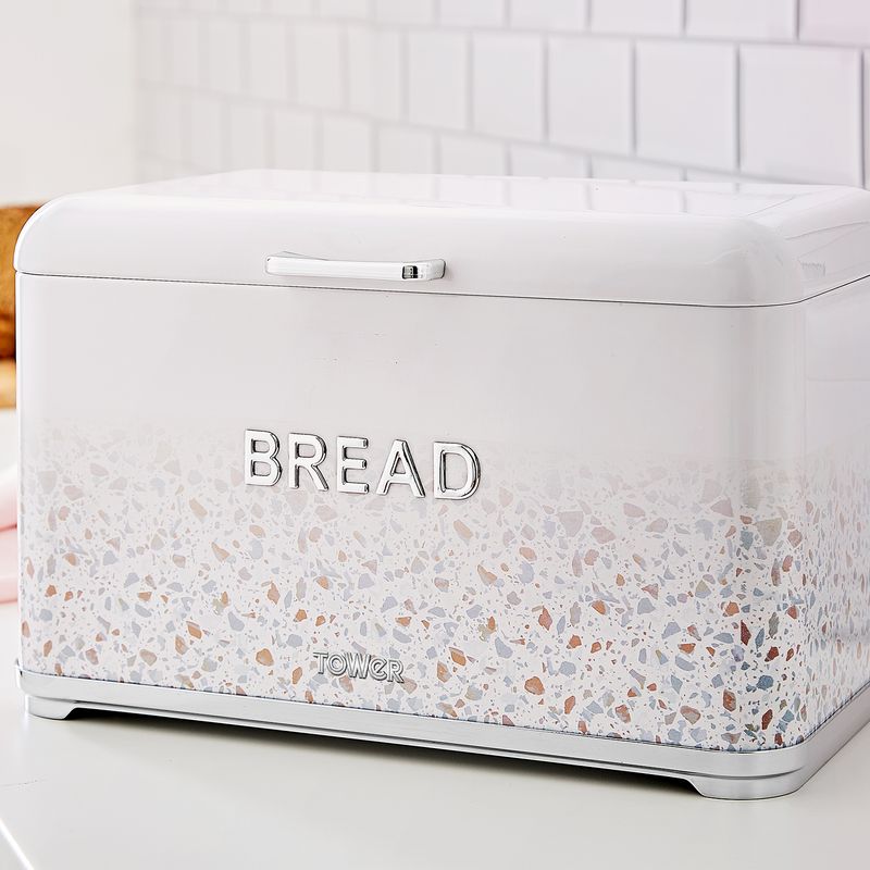 Terrazzo Bread Bin Tan