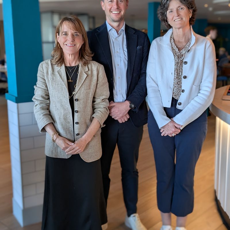 (left to right): Nicola Poole, Colm McGinley and Rebecca Kashti
