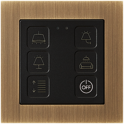 Focus SB single frame for Zennio smart control