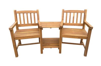 Lymington Acacia Wooden Love Seat