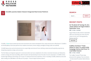Screencapture of Press Release Network 