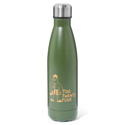 Hydrate Bottle Flask- Khaki/Apricot