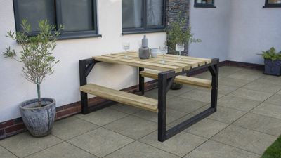Suggested Header Forest, Colour Block Picnic Bench, £398.49, 8593785.jpg