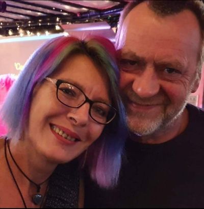 Debs Mitchell from Hullbridge, Essex and her partner Mark Morrow 