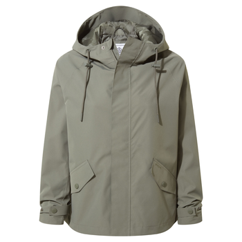 Vena Women's Waterproof Jacket - Pale Khaki