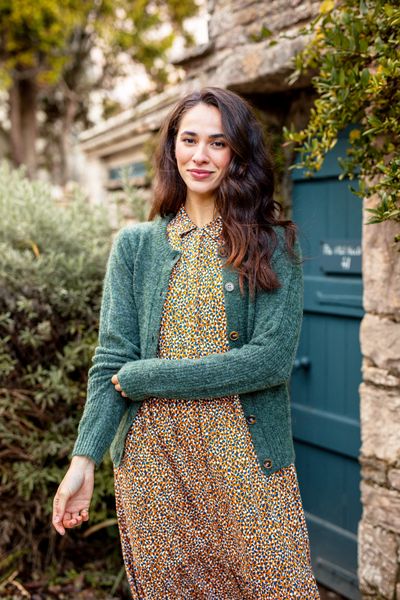 Brakeburn Rib Stitch Classic Cardigan (lifestyle) - £64.99