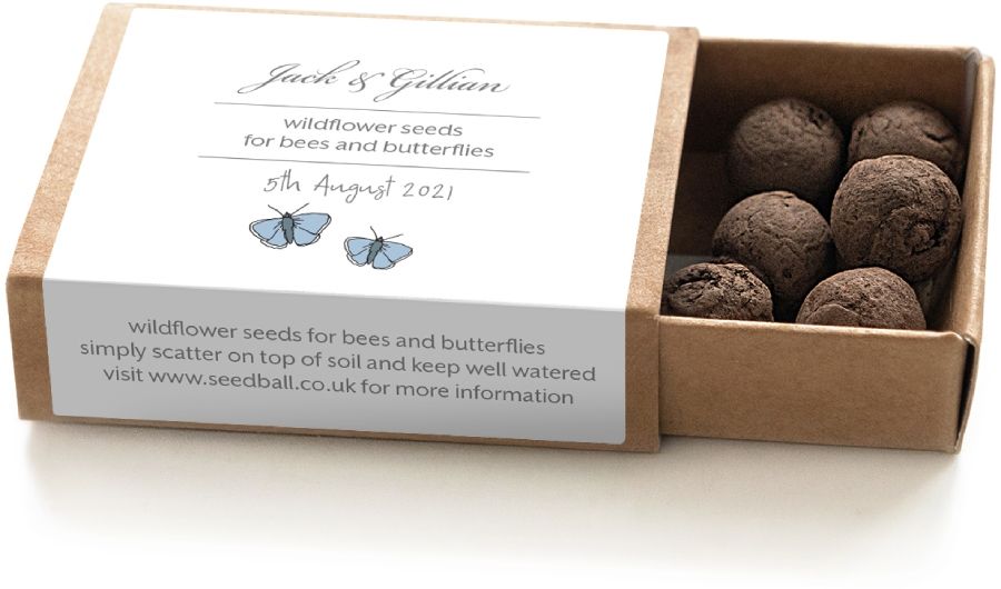 Personalised wedding favours