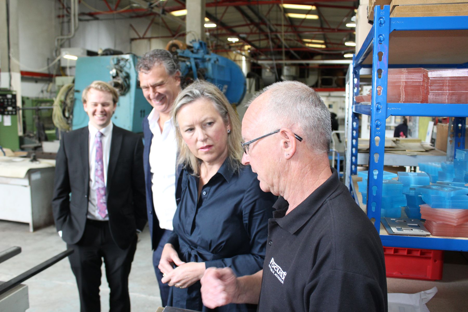 Tom-Guyton-Day-with-Gary-Stevens-managing-director-Sally-Ann-Hart-Conservative-MP-and-Chris-Turner-general-manager-Focus-SB-photography-Roland-Caughey.JPG