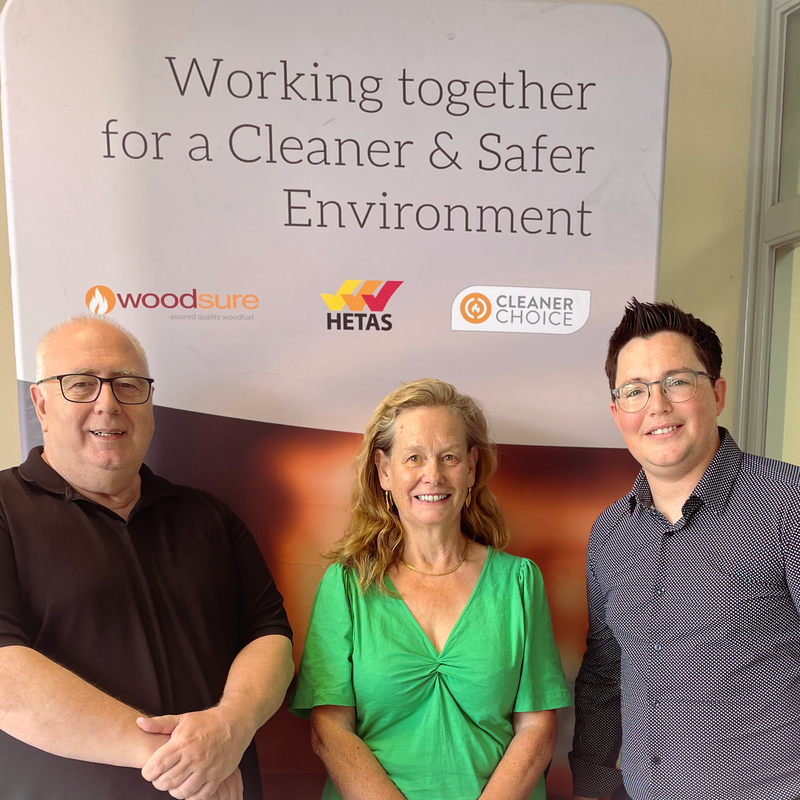 L-R: Bruce Allen, retiring CEO of Cleaner Safer Group; Kaye Welfare, Chair of Cleaner Safer Group; Barry Cope, newly appointed CEO of Cleaner Safer Group