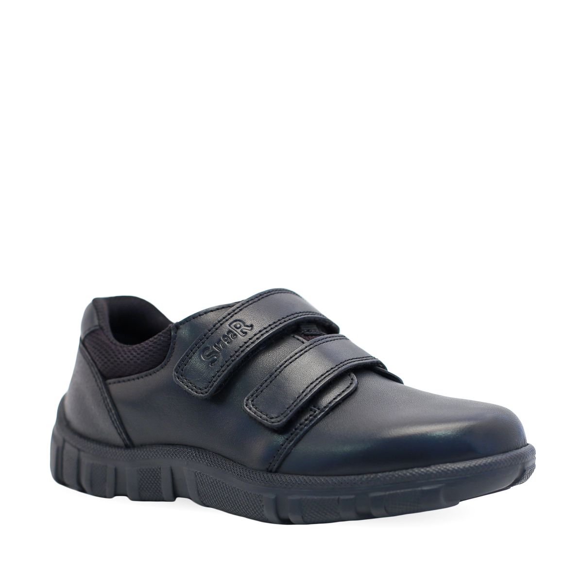 NEW 'Origin' in black leather in Boys Primary Collection 