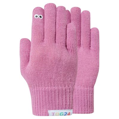 Soay Kids Shaun the Sheep Knit Gloves - Piglet Pink