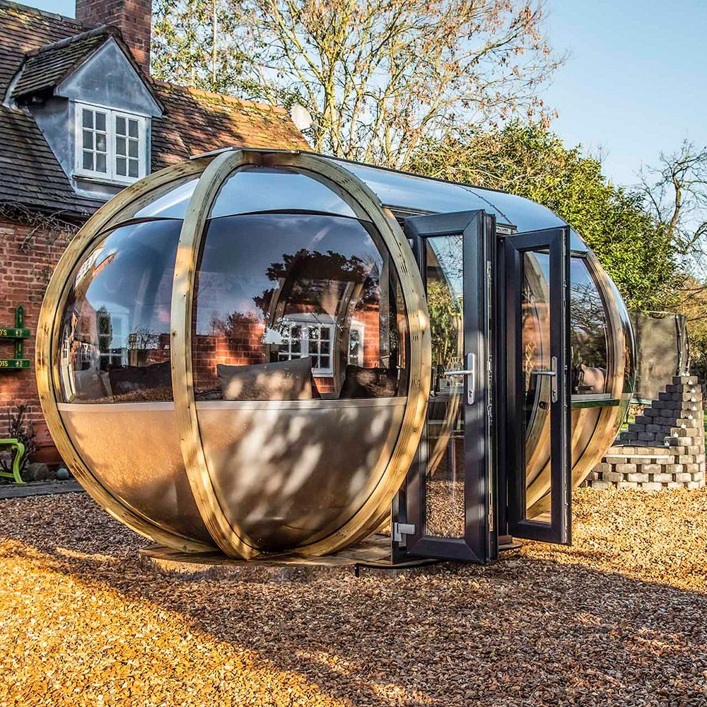 Ornate Garden Off Set Oval House Garden Pod