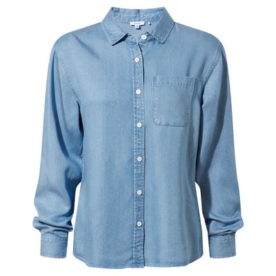 Casey Women's Shirt Long Sleeve - Faded Indigo