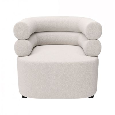 Solace+Co Tova Cream Boucle Accent Chair