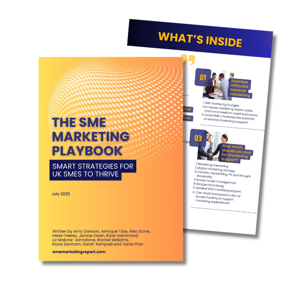 SME Marketing Playbook - front cover and contents page