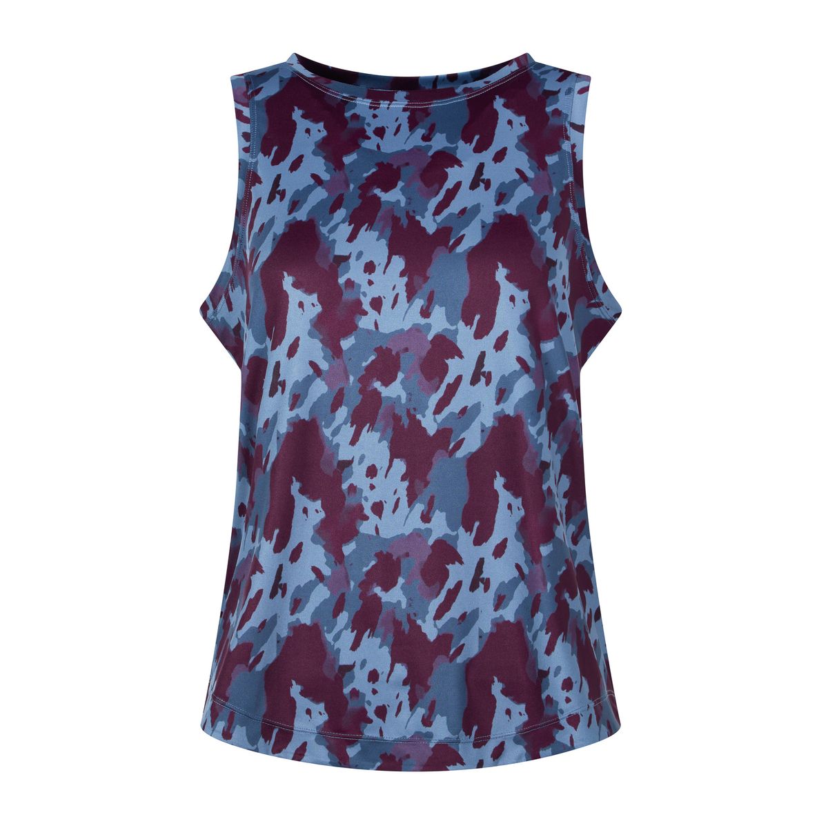 Quinn Women's Performance Vest - Smokey Blue Print