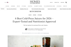 Screencapture of Homes & Gardens