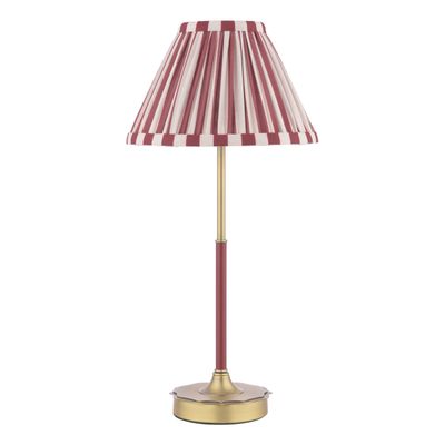 Denwick Table Lamp in Red