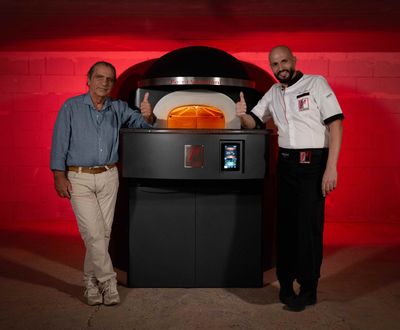 The new Maximo commercial electric pizza oven - the first-ever electric oven from Tuscan pizza oven specialists, Valoriani. 