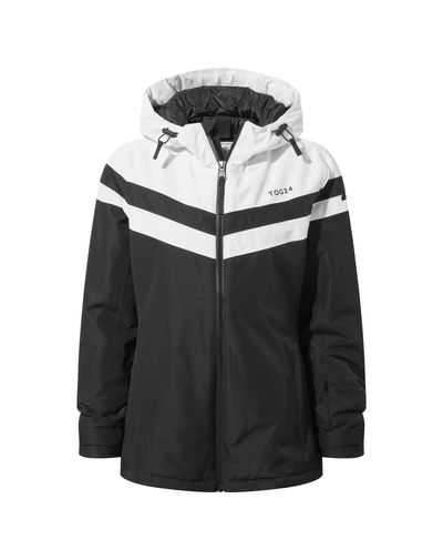 PANORAMA WOMENS SKI JACKET - BLACK/ OPTIC WHITE