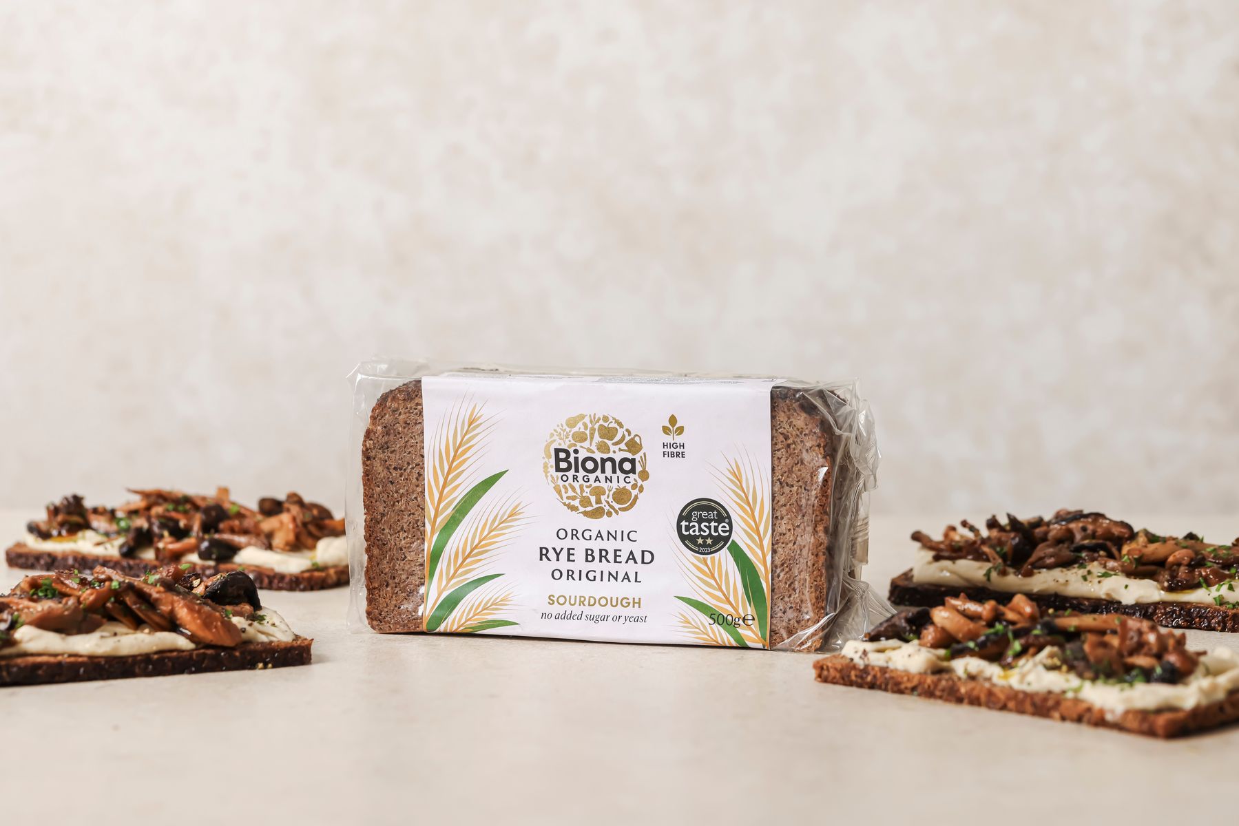 Biona Organic rye with mushrooms