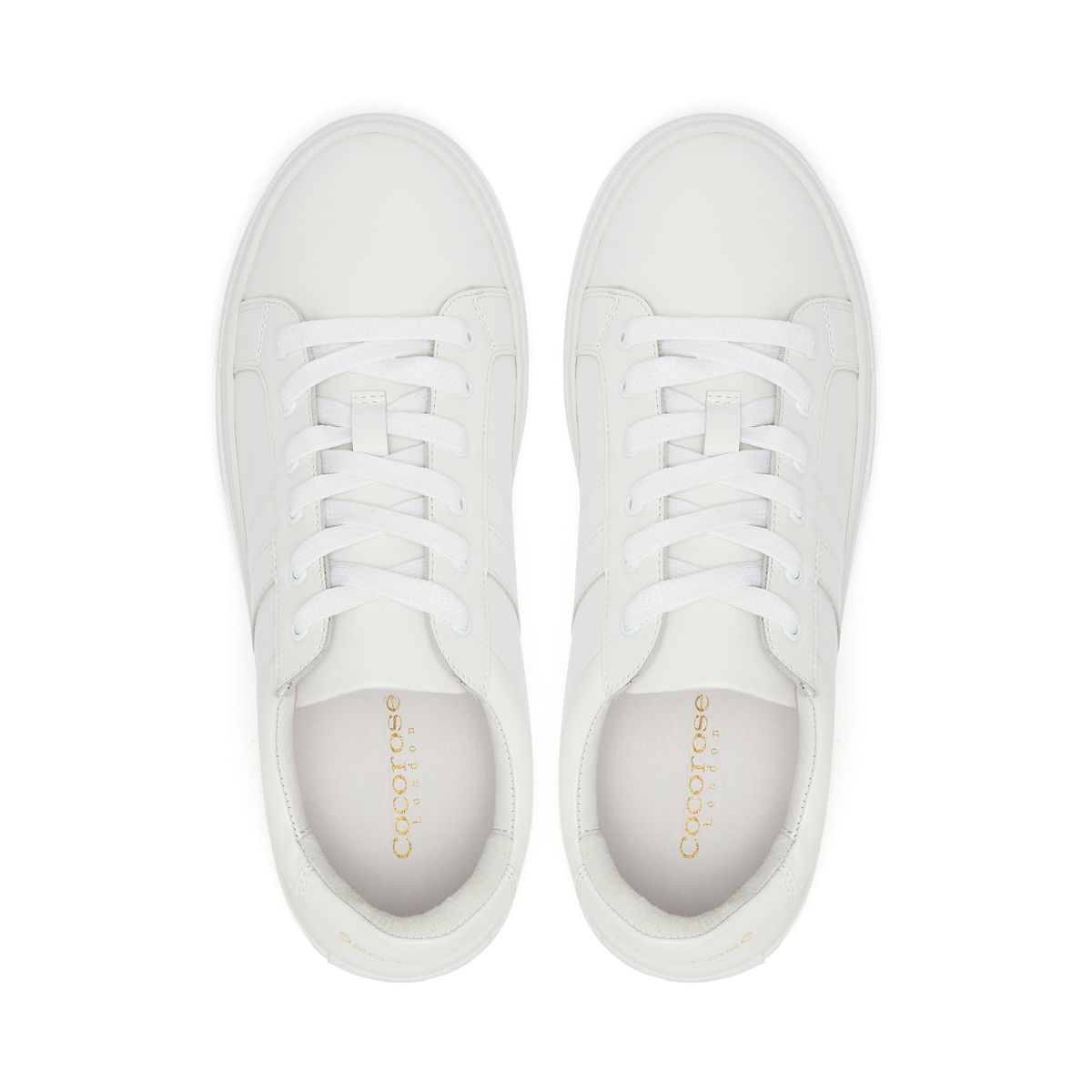 Hoxton Stripes White Trainer from Cocorose London