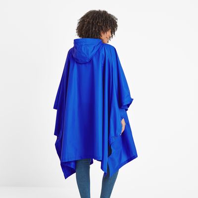 Drench Unisex Poncho - Ultra-Marine Blue