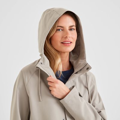 Vena Women's Waterproof Jacket - Dark Taupe