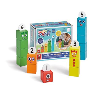 Numberblocks® One to Five Wooden Blocks