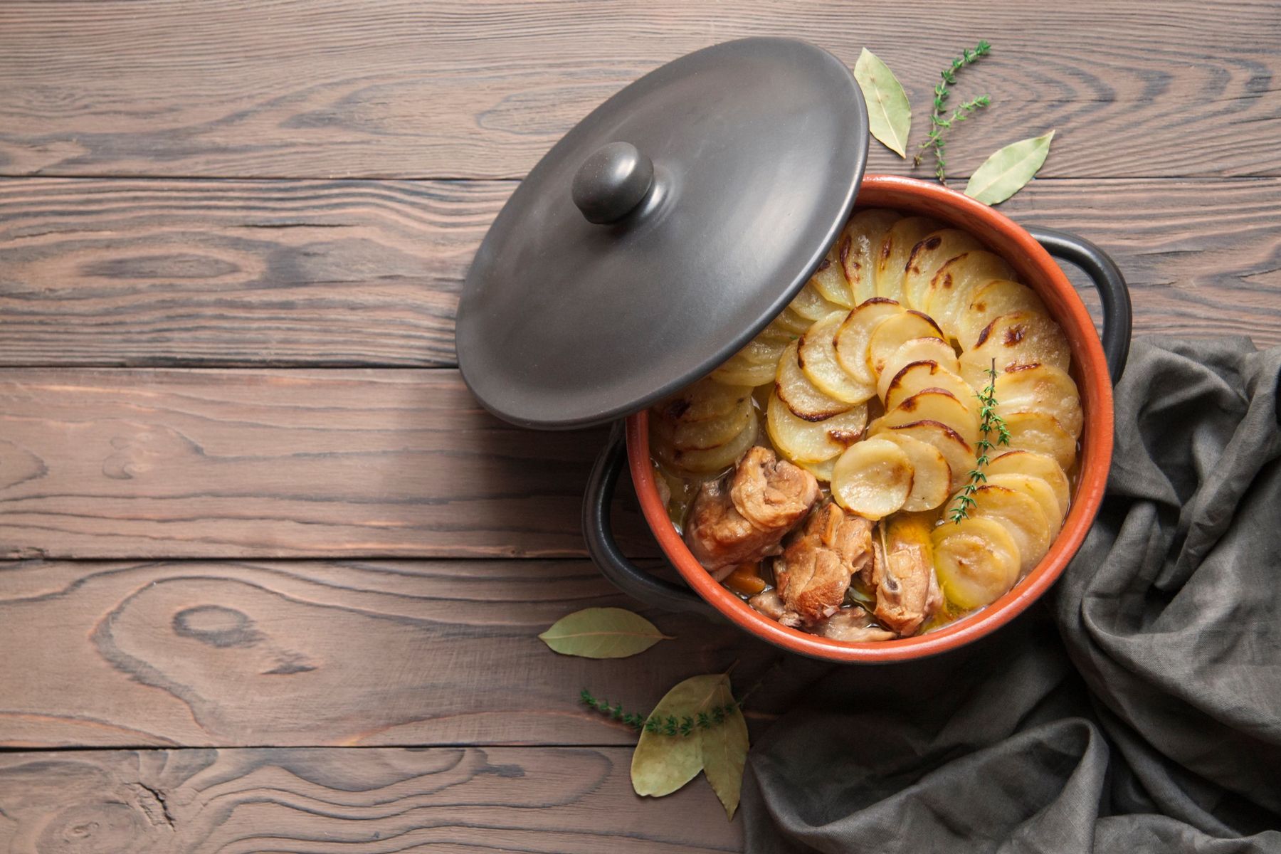 Lancashire hotpot - a perfect dish to cook in your Valoriani wood-fired pizza oven in Autumn