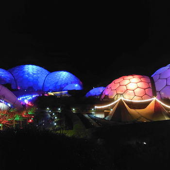 Hangloose Adventure Skywire Night Flight at The Eden Project 