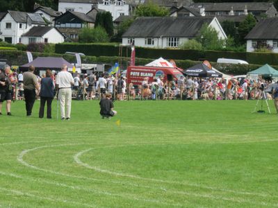 A view of the field at Grasmere Lakeland Sports and Show