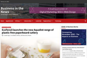 Screencapture of Business in the News