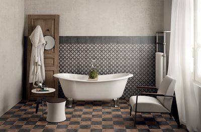 Cotto Black Cement Effect Floor Tiles