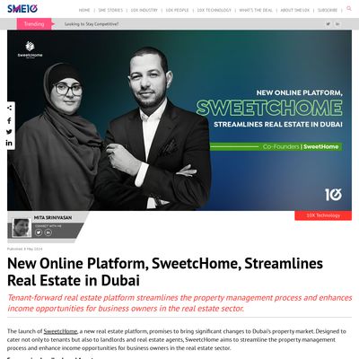 Screencapture of SME10X | The Middle East's most respected SME platform