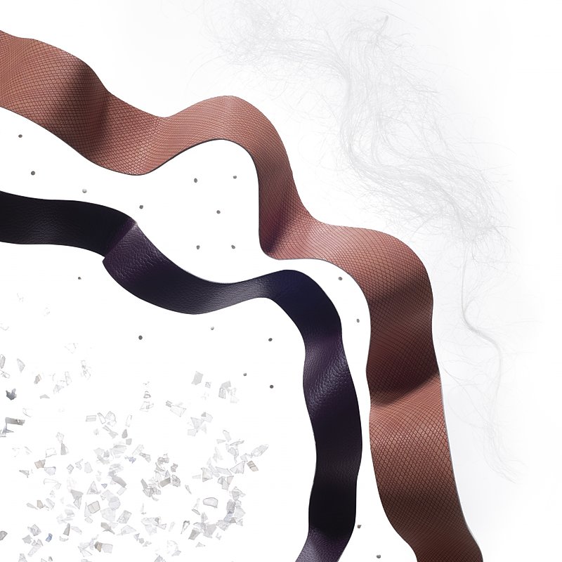 Ultrafabrics fabrics and recycled plastics used in its sustainable backcloth