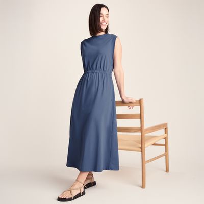 Ebony Women's Supersoft Dress - Smokey Blue