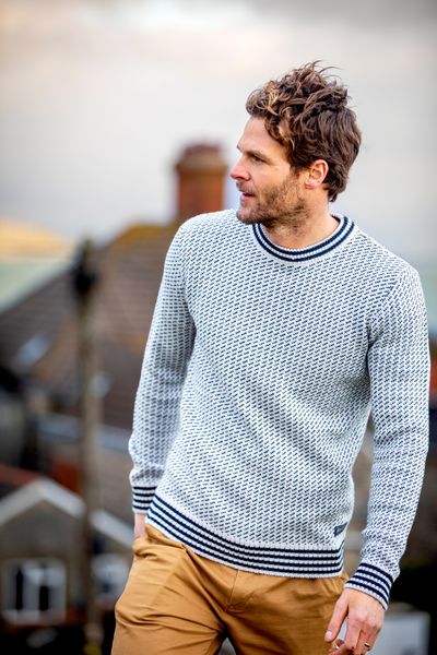 Brakeburn Fishermans Jumper (lifestyle image 2) - £64.99