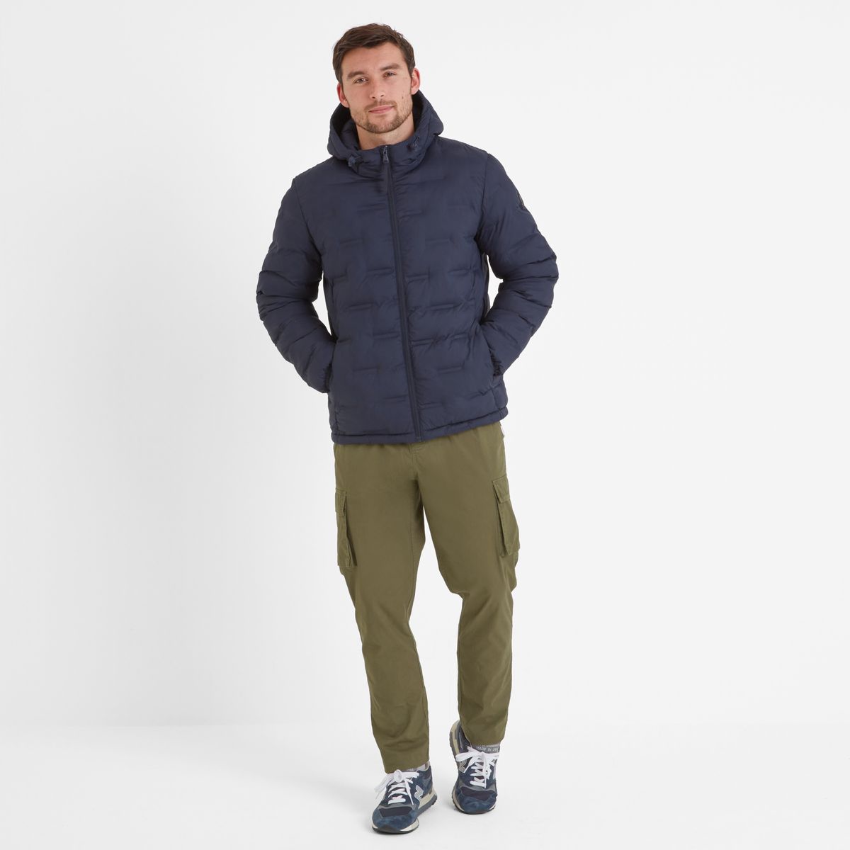 Fender Men's Padded Jacket - dark indigo