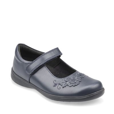 AIR RITE 'Wish' in navy leather in Girls Primary Collection 