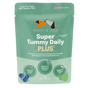 Buddy & Lola, Super Tummy Daily Plus, Pre, Pro & Postbiotics for dogs - £34.95