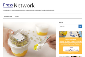 Screencapture of pressnetwork.de